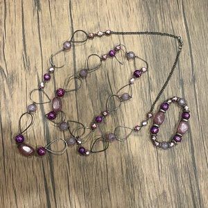 Premier Designs Necklace & Bracelet Set